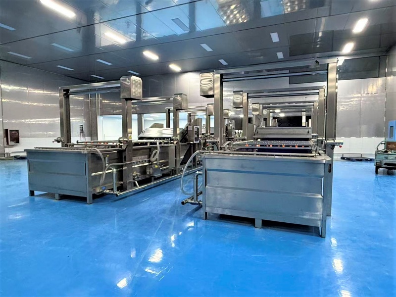 棗莊兩套包裝清洗風干流水線