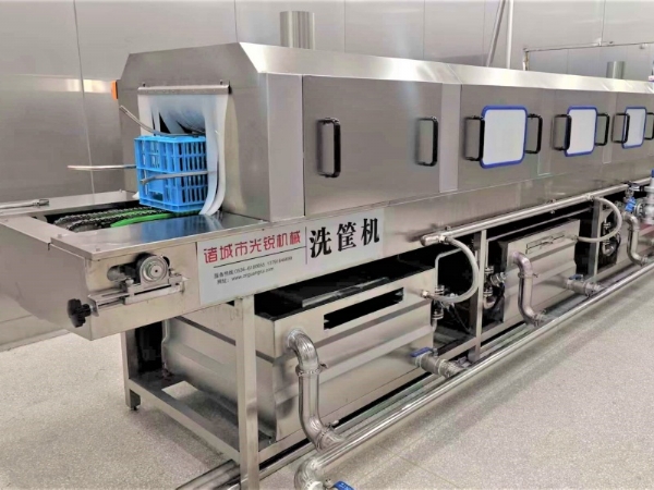 清洗 + 風(fēng)干一體化，筐子周轉(zhuǎn)不等待